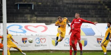 FOTBAL: Minaur rămâne pe locul al doilea, după ce a scos un punct la Zalău