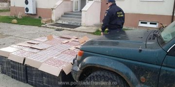 Acţiuni intense la graniţa de nord – peste 54.000 de pachete cu țigări de contrabandă reținute
