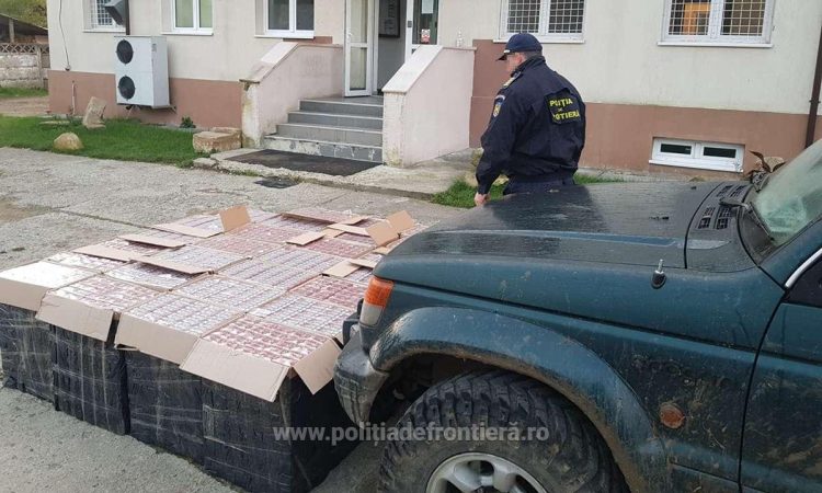 Acţiuni intense la graniţa de nord – peste 54.000 de pachete cu țigări de contrabandă reținute