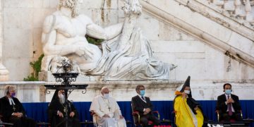 Momente istorice la Roma. Liderii religiilor reuniți, în „Apelul la pace”: O lume fără război și fără violență nu este o utopie