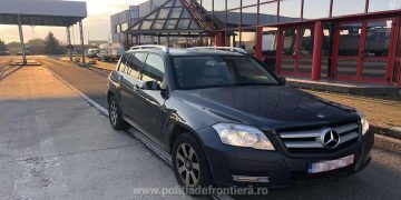 Mașină furată din Belgia, depistată de poliţiştii de frontieră