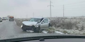 Impact violent pe șoseaua de ocolire a Băii Mari