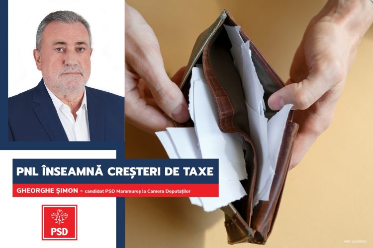 Gheorghe Șimon (PSD): ”Guvernul PNL va aduce creșteri de taxe și austeritate în România”