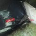 Un bărbat şi-a făcut maşina praf după ce s-a izbit de un podeţ din beton la Vişeu de Sus