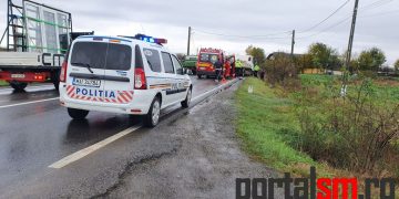 Coliziune între trei autovehicule la Ciuperceni