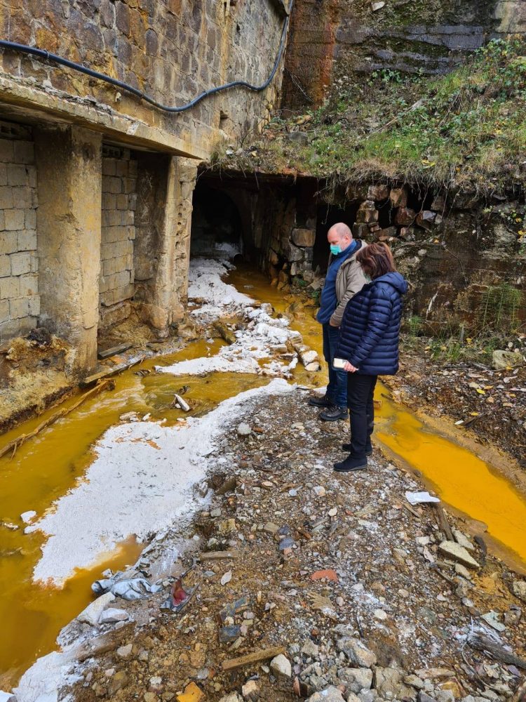 FOTO. Dezastru după poluarea cu ape de mină a râului Cavnic