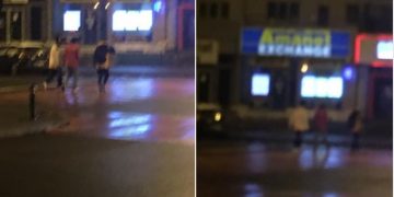 Poliţiştii, indiferenţi când o băimăreancă i-a anunţat că mai mulţi tineri au mâzgălit cu spray indicatoarele rutiere din zona Muzeului de Mineralogie