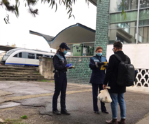 Campania „Selfie-ul pe tren nu ia like-uri, ia vieţi!”, în gara CFR din Baia Mare