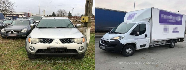 Vehicule căutate de autorităţile din Franța și Italia, descoperite de poliţiştii de frontieră