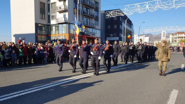 Inspectoratul de Jandarmi Judeţean Maramureș asigură ordinea publică la ceremonia dedicată Zilei Naţionale a României