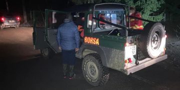 Intervenție în noapte a salvamontiștilor din Borșa