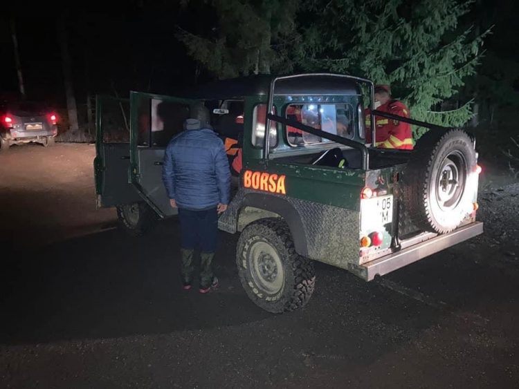 Intervenție în noapte a salvamontiștilor din Borșa