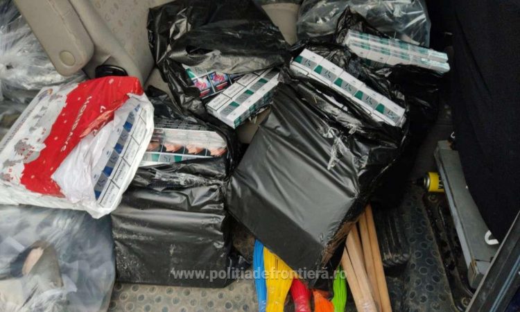 Ţigări în valoare de 159.000 lei, confiscate în urma unor acţiuni specifice desfăşurate de poliţiştii de frontieră din nordul ţării