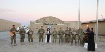 Cum au sărbătorit Crăciunul militarii români din Afganistan