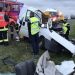 Accident teribil în Franţa, provocat de un român se pare din cauza că l-a orbit soarele
