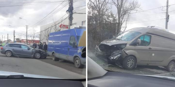 Carambol pe strada Mărgeanului – FOTO, VIDEO
