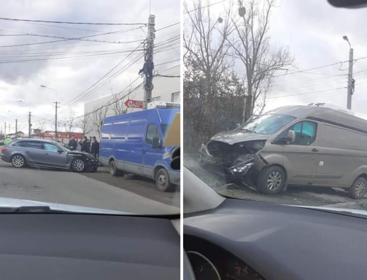 Carambol pe strada Mărgeanului – FOTO, VIDEO