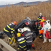 Un mort şi trei grav răniţi în urma impactului devastator