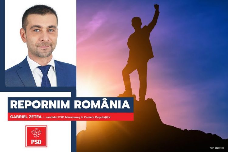 Gabriel Zetea (PSD): ”Hai să repornim România!”