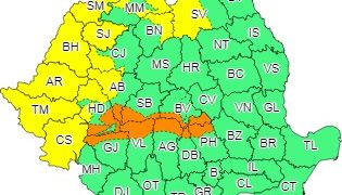 COD GALBEN de vânt puternic în Maramureş până marţi