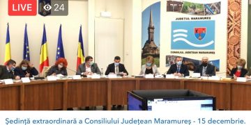 Azi are loc şedinţa extraordinară a Consiliului Judeţean Maramureş… fără distanţare socială