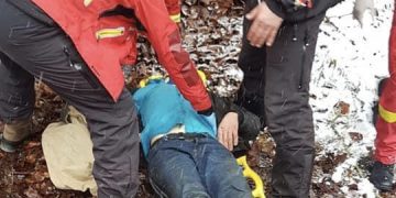 BĂRBAT CĂZUT ÎN GOL LA MINA CAVNIC. AU INTERVENIT SALVAMONTIŞTII