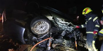 Accident mortal la Ciuperceni. Un şofer s-a izbit cu maşina de un podeț