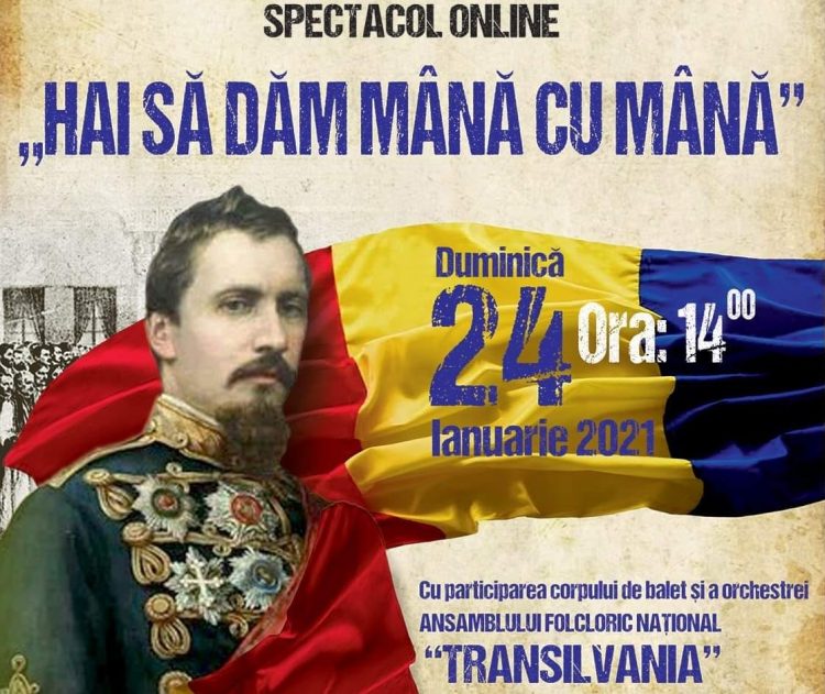„Hai să dăm mână cu mână”, eveniment online organizat de Ansamblul Folcloric Național „Transilvania”