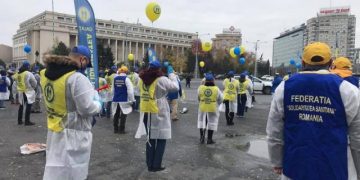 Acțiunile în stradă desfășurate de Solidaritatea Sanitară în 14 ianuarie 2021 sunt doar începutul