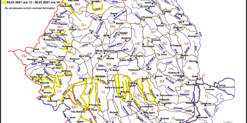 Ploile abundente aduc în judeţ COD GALBEN de inundaţii pe Lăpuş