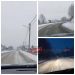 Trafic infernal din cauza ninsorii pe șoselele Maramureșului. Vine gerul – Foto, video
