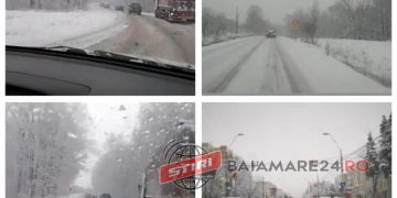 Haos pe şoselele judeţului. Blocaj pe DN18 B – FOTO