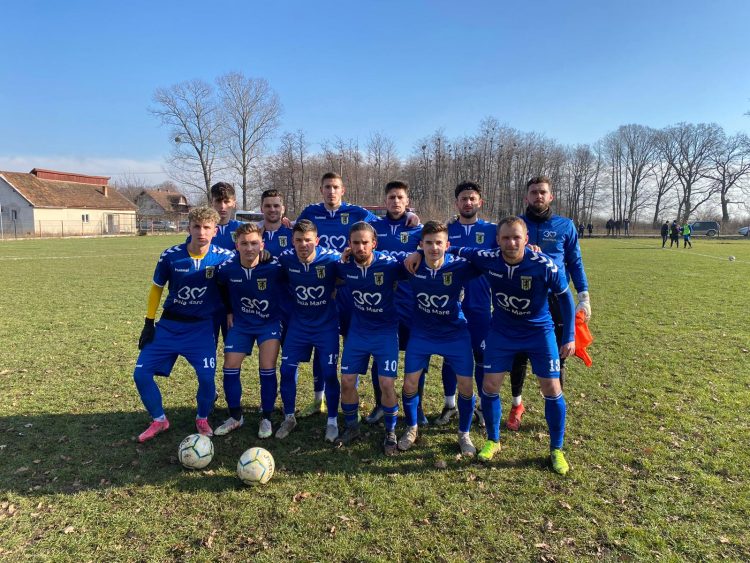 Fotbal. Meci amical. Minaur câștigă prima dispută cu CSM Satu Mare
