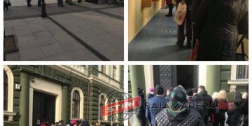 Cozi ca pe vremea lui Ceaușescu la plata taxelor și impozitelor la Primăria Sighetu Marmației – FOTO