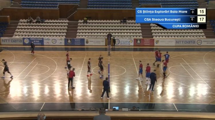 Volei. Știința Explorări Baia Mare, eliminată din Cupa României