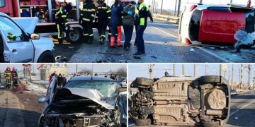 Accident rutier mortal după un impact între două autoturisme