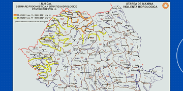 COD PORTOCALIU de inundații până marţi, la ora 16:00, pe Vişeu, Iza şi Lăpuş