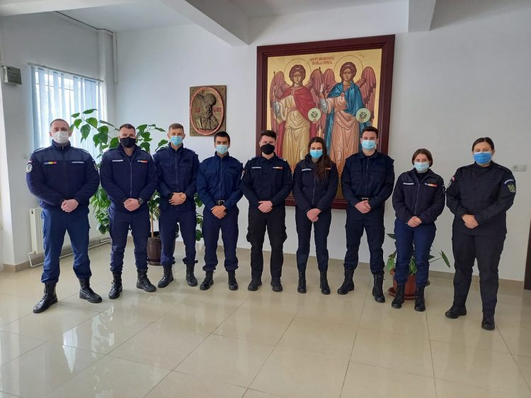 Studenţi în practică la Jandarmeria Maramureş