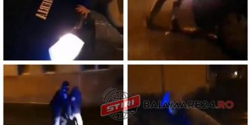 Un tânăr s-a aruncat de trei ori pe capota autospecialei de la Jandarmeria Baia Mare simulând un accident. A fost imobilizat și dus la secție
