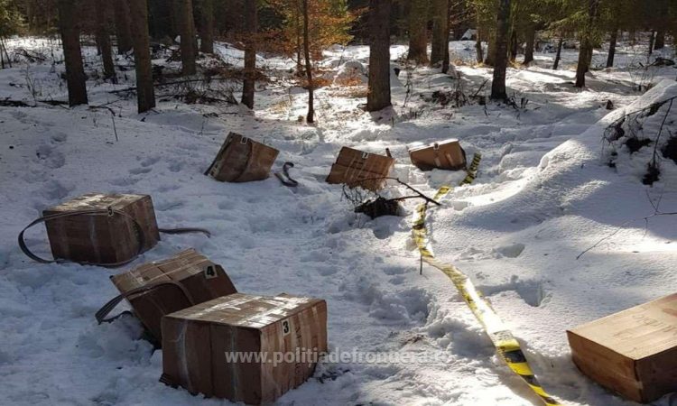 Peste 9.000 pachete țigări confiscate la frontiera de nord