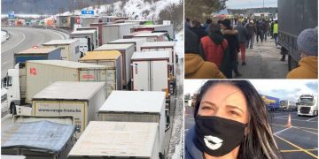 Haos după restricțiile impuse de Germania. Sute de șoferi de TIR, mulți dintre ei români, umiliți la intrarea în ţară