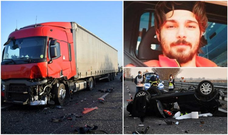 Accident înfiorător în Italia! Un tânăr și-a pierdut viața după ce a intrat violent într-un TIR, condus regulamentar de un șofer român