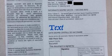 Dr. Valeriu Gheorghiță: „Persoanele vaccinate pot să-și descarce adeverința de vaccinare, în format electronic”