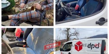 FOTO/VIDEO | Scandal monstru cu urmăriri în trafic, agresiuni și un vehicul distrus. Protagoniștii „filmului”: Un lăutar și un curier