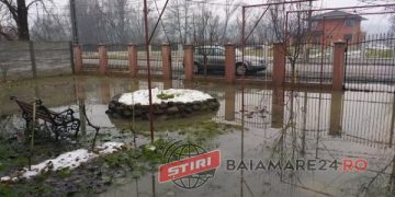 FOTO/VIDEO: Curtea unui locatar din Dumbrăvița este inundată zi de zi de vecini. Primăria se spală pe mâini!