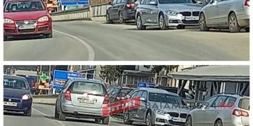 FOTO CITITORI: Dacă ești polițist la rutieră în Vișeu de Sus, ești șmecher și la volanul mașinii personale
