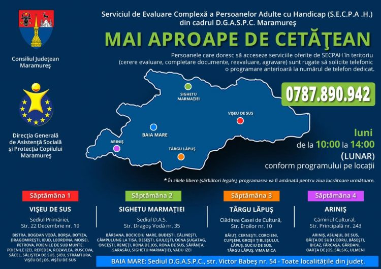 Doru Alexandru Lazăr, vicepreședinte CJ Maramureș: Prin proiectul „Mai aproape de cetățean”, maramureșenii vor avea patru noi locații de evaluare a persoanelor cu handicap