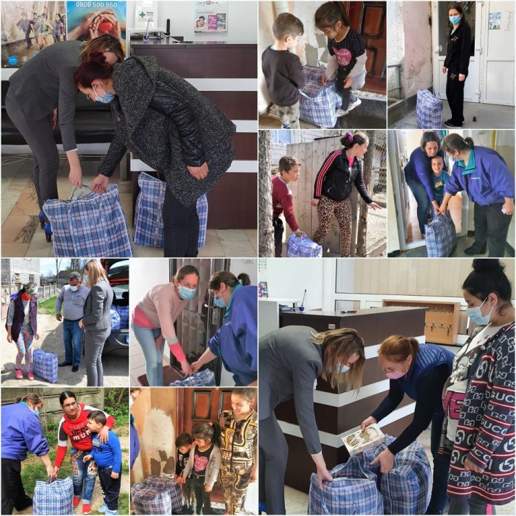 Funcționarii din aparatul de specialitate al DGASPC Maramureș ajută 25 de familii din județ fără posibilități materiale