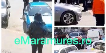 Scandal cu bătaie în Baia Mare. A fost implicat și un jandarm  – FOTO