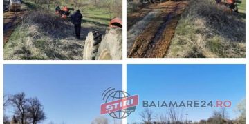 Transportat spre Spitalul Județean de Urgență Baia Mare, după ce s-a răsturnat cu tractorul